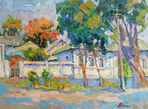 Oil painting Mariupol Kalenyuk Oksana