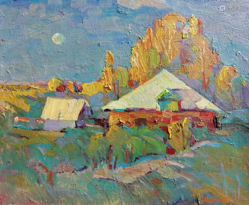 Oil painting Country life Kalenyuk Alex