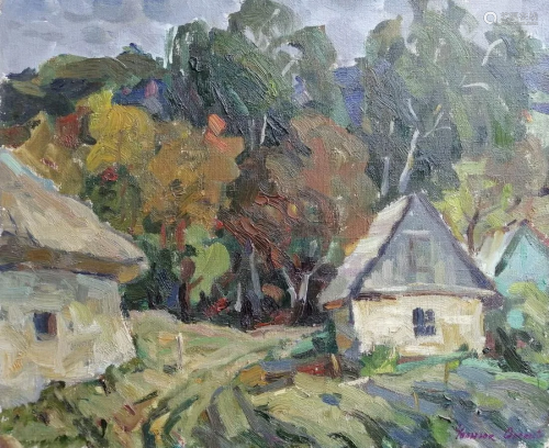 Oil painting Quiet evening Kalenyuk Alex