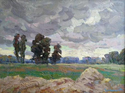 Oil painting Cold wind Kalenyuk Alex