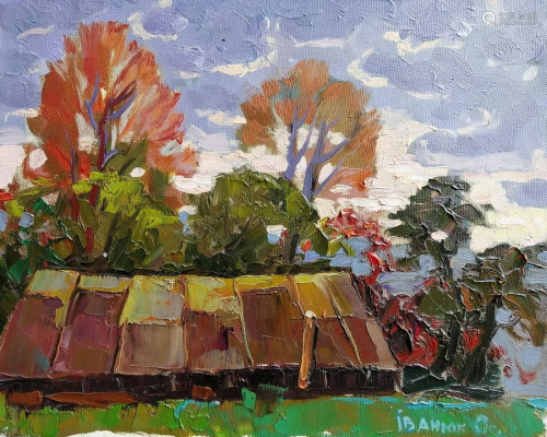 Oil painting Native home Kalenyuk Alex