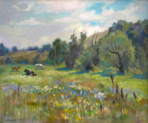 Oil painting Herbs Anatoly Kymnatny
