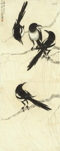 Bird painting by Xu Bei Hong