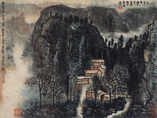 Landscape painting by Li Ke Ran