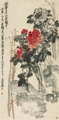 Flora painting by Wu Chang Suo