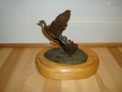 Wildlife Bronze Sculpture * Robert Bob Winship Listed