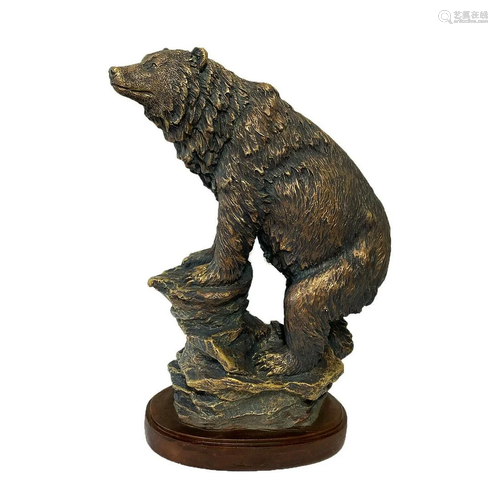 Bear Bronze Sculpture - Statue