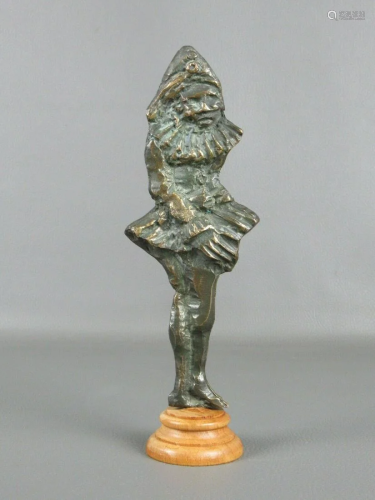Vintage Sculpture Contemporary Cast Bronze Statue