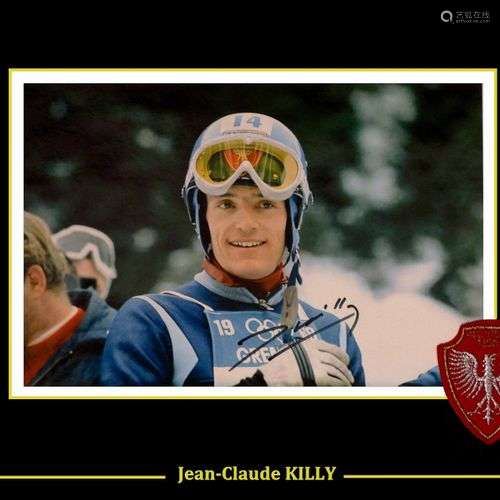 Jean-Claude KILLY. Photo couleur dédicacée par Jean-Claude K...