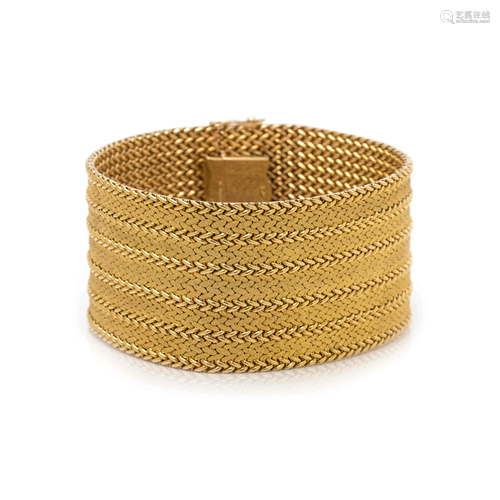 MARIO BUCCELLATI, YELLOW GOLD BRACELET