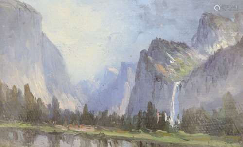 Arthur W. Best (American, 1859-1935), oil on canvas, 'Yossem...