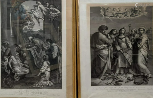 A pair of early 19th century engravings to include