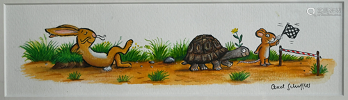 Axel Scheffler (b 1957) - mixed media