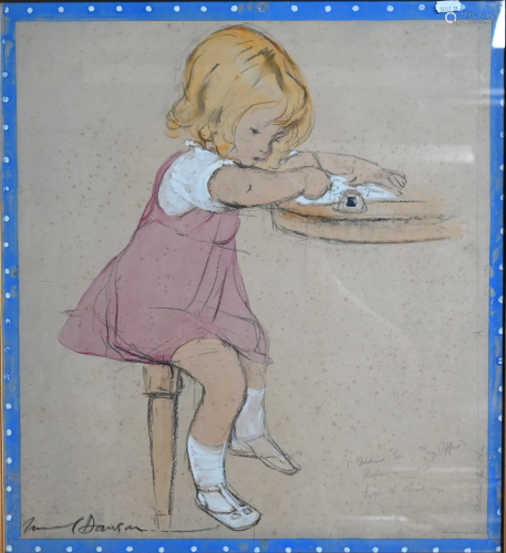 Muriel Dawson (fl 1920-62) - watercolour