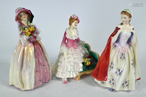 Three Royal Doulton figures