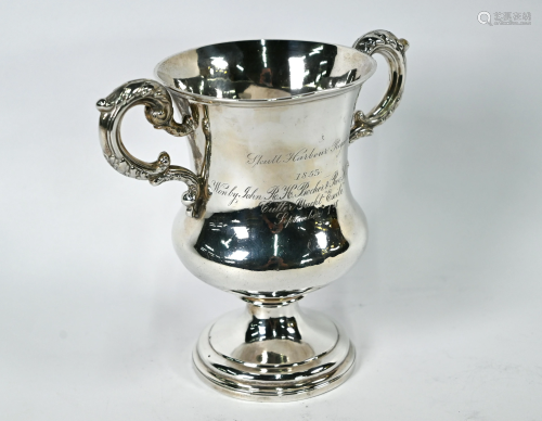 Victorian Irish silver cup