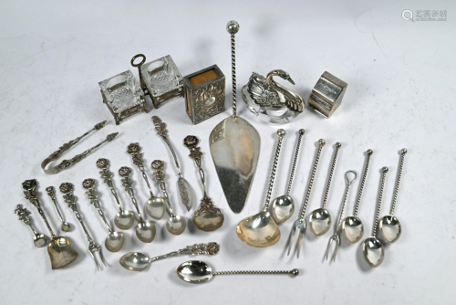 Continental silver items