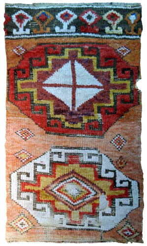 Handmade antique Turkish Konya collectible fragment