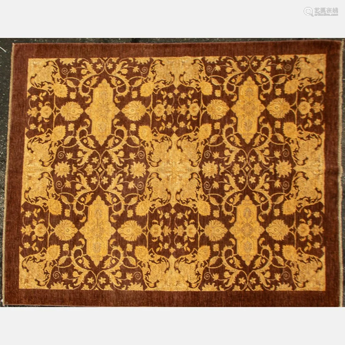 Pakistani Turkish Oushak Wool Rug