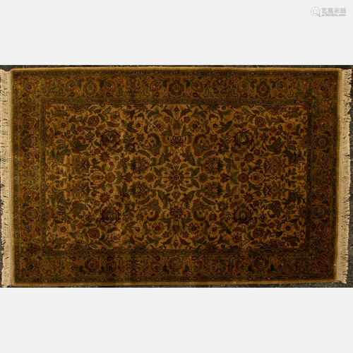 Pakistani Persian Tabriz Wool Rug