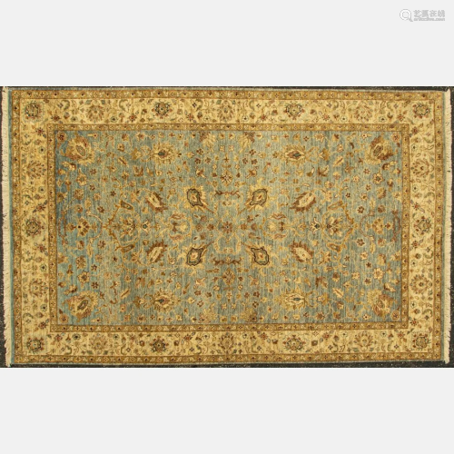 Indo Persian Tabriz Wool Rug, Palace Collection by