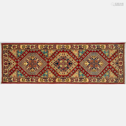 Afghani Caucasian Kazak Runner