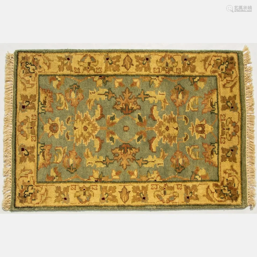 Indo Turkish Oushak Rug