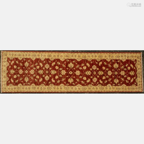 Pakistani Persian Tabriz Wool Runner