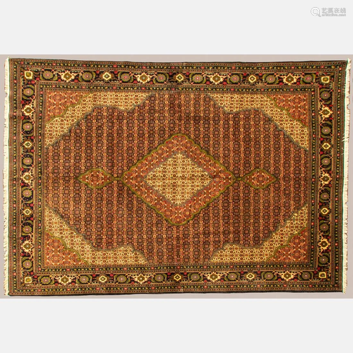 Persian Tabriz Wool Rug