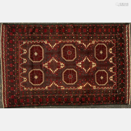 Persian Turkoman Wool Rug