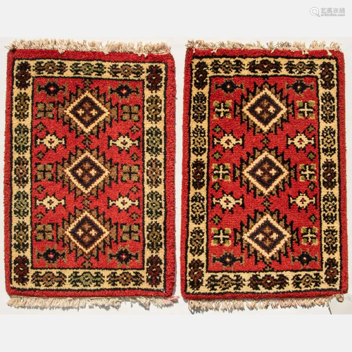 Two Indo Persian Tabriz Wool Rugs