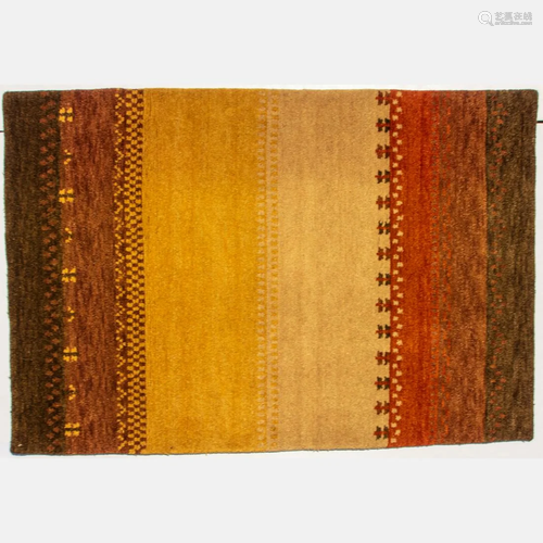 Indo Persian Gabbeh Wool Rug