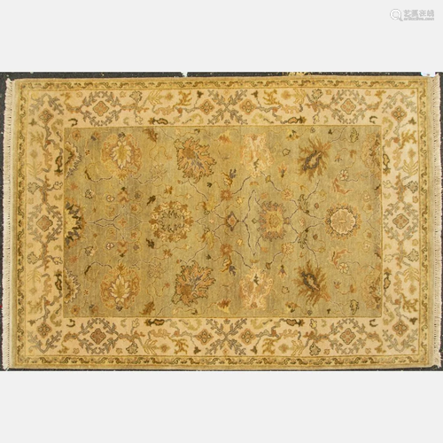 Pakistani Persian Tabriz Wool Rug