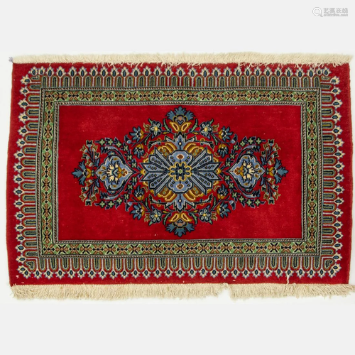 Persian Kashan Wool Rug