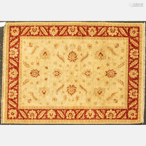 Pakistani Persian Tabriz Wool Rug