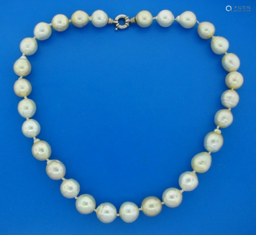 South Sea Pearl Strand NECKLACE 13-15 mm 19.5 inches