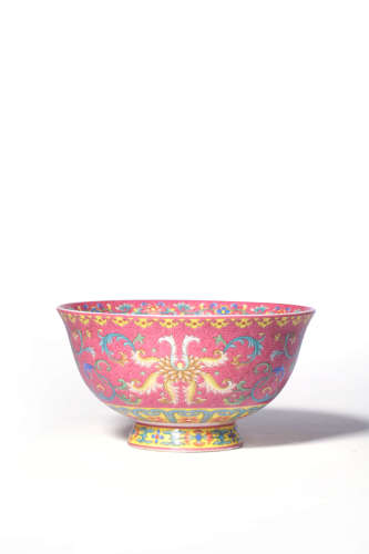 chinese yangcai porcelain bowl