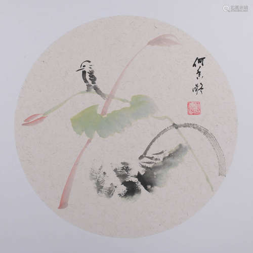 chinese he xiangning's painting