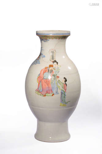 chinese famille rose porcelain vase