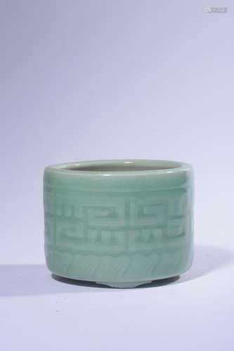 chinese celadon glazed porcelain censer