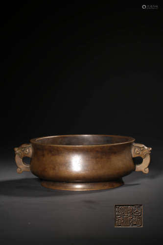 chinese bronze incense burner