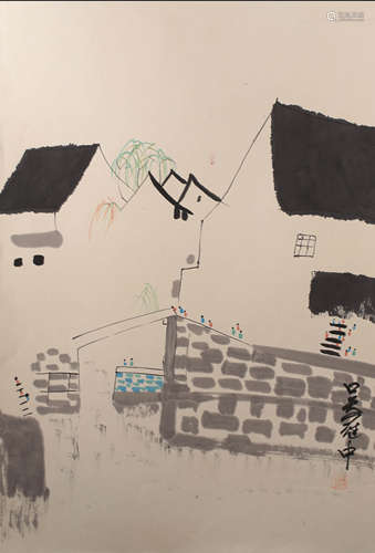 chinese wu guanzhong's painting