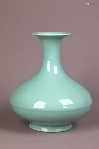 Misty Blue Glazed Vase
