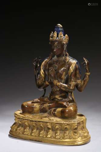 Statue of Avalokitesvara with Four Arms