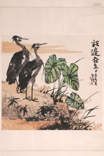 Cormorants by Li Ruochan