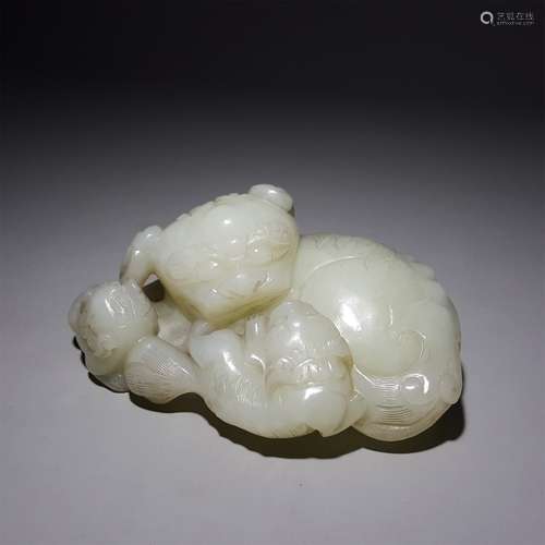 A HETIAN JADE BEAST