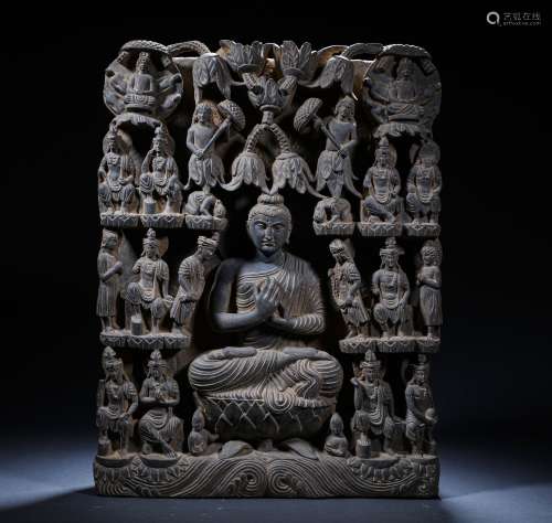 A GANDHARA GRAY SCHIST BUDDHISM
