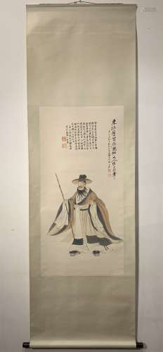 ZHANG DAQIAN PAPER PAINTING - 