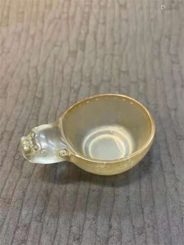 AN UNEARTHED NATURAL CRYSTAL CUP