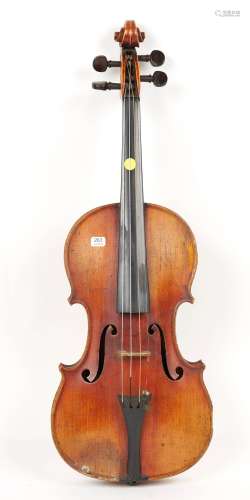 JACQUOT CHARLES. Intéressant violon fait à Paris vers 1855 p...